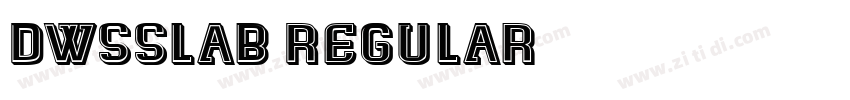 DWSSlab Regular字体转换